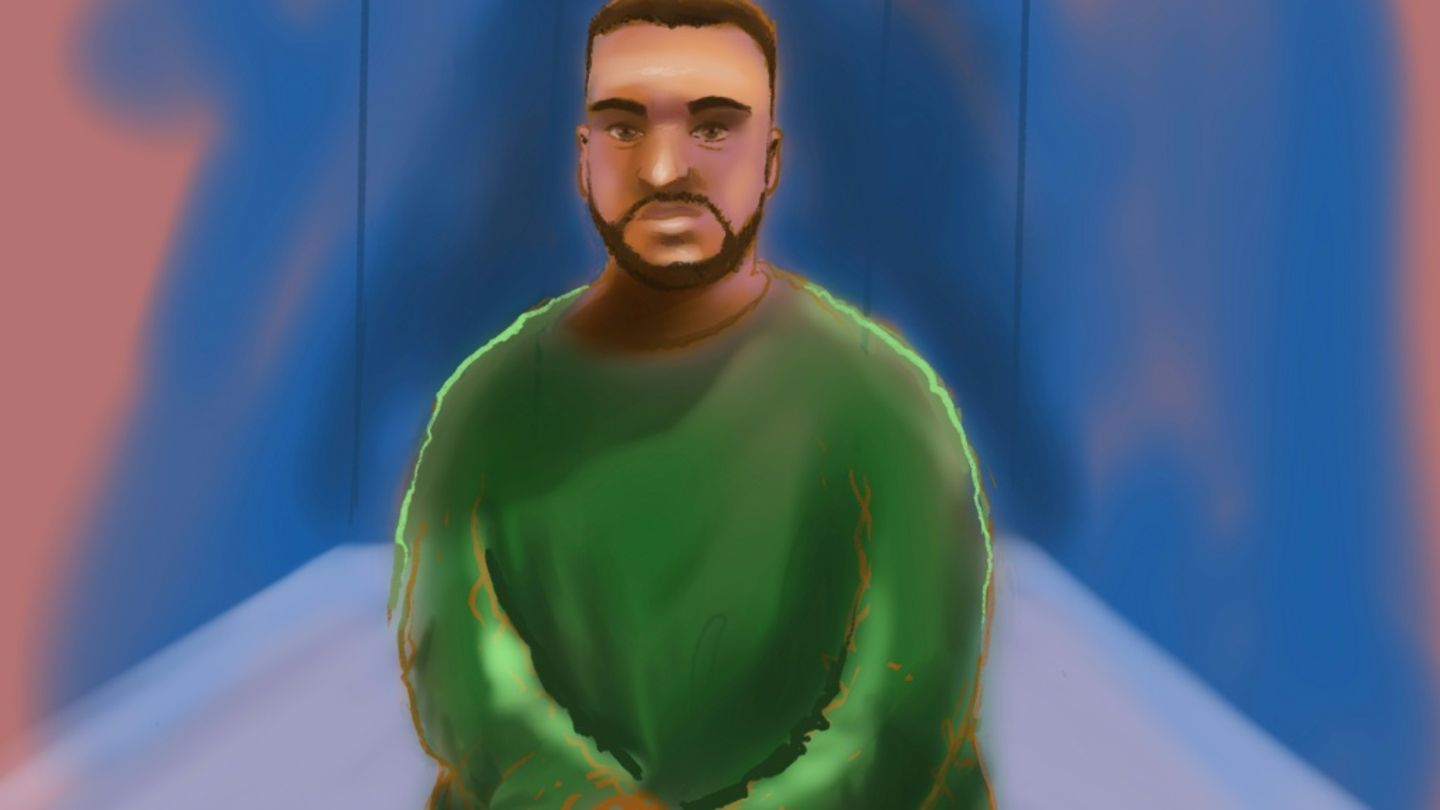 Angeklagter Naveed Akram