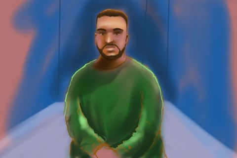 Angeklagter Naveed Akram