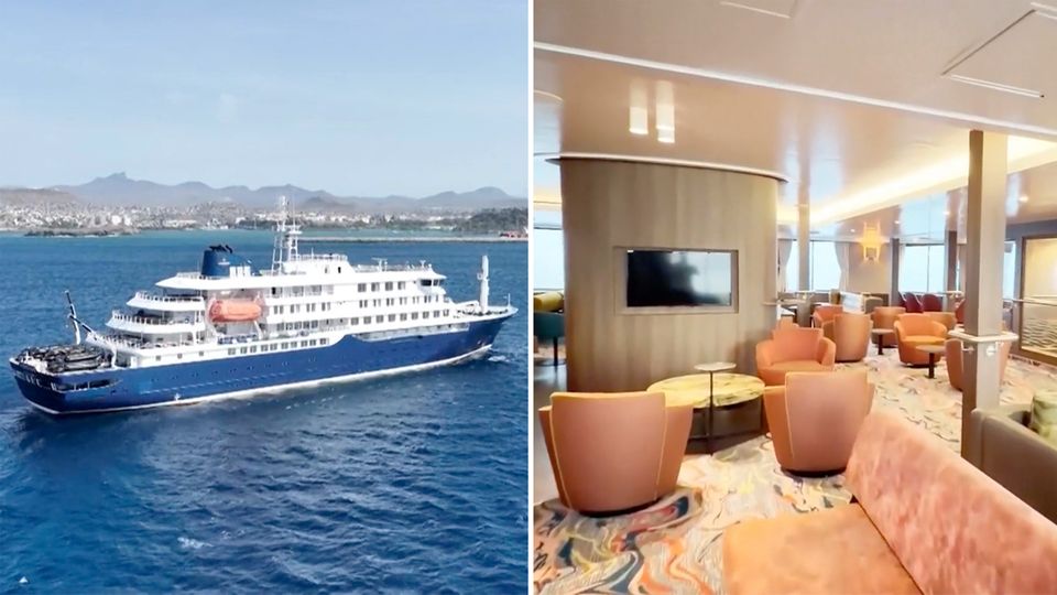 Ein Kreuzfahrtschiff