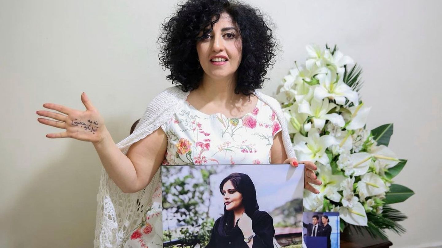 Ihr Umfeld kämpft ums Überleben der Friedensnobelpreisträgerin Narges Mohammadi. (Archivbild) Foto: Uncredited/Narges Foundation