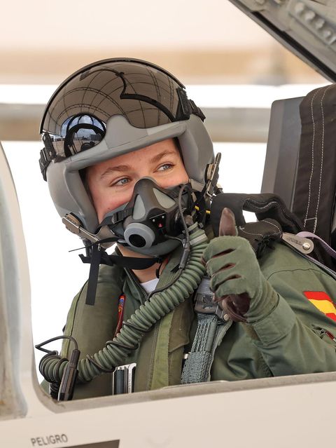 Kronprinzessin Leonor im Kampfjet