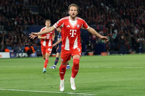 Harry Kane traf in Paris für die Bayern vom Elfmeterpunkt