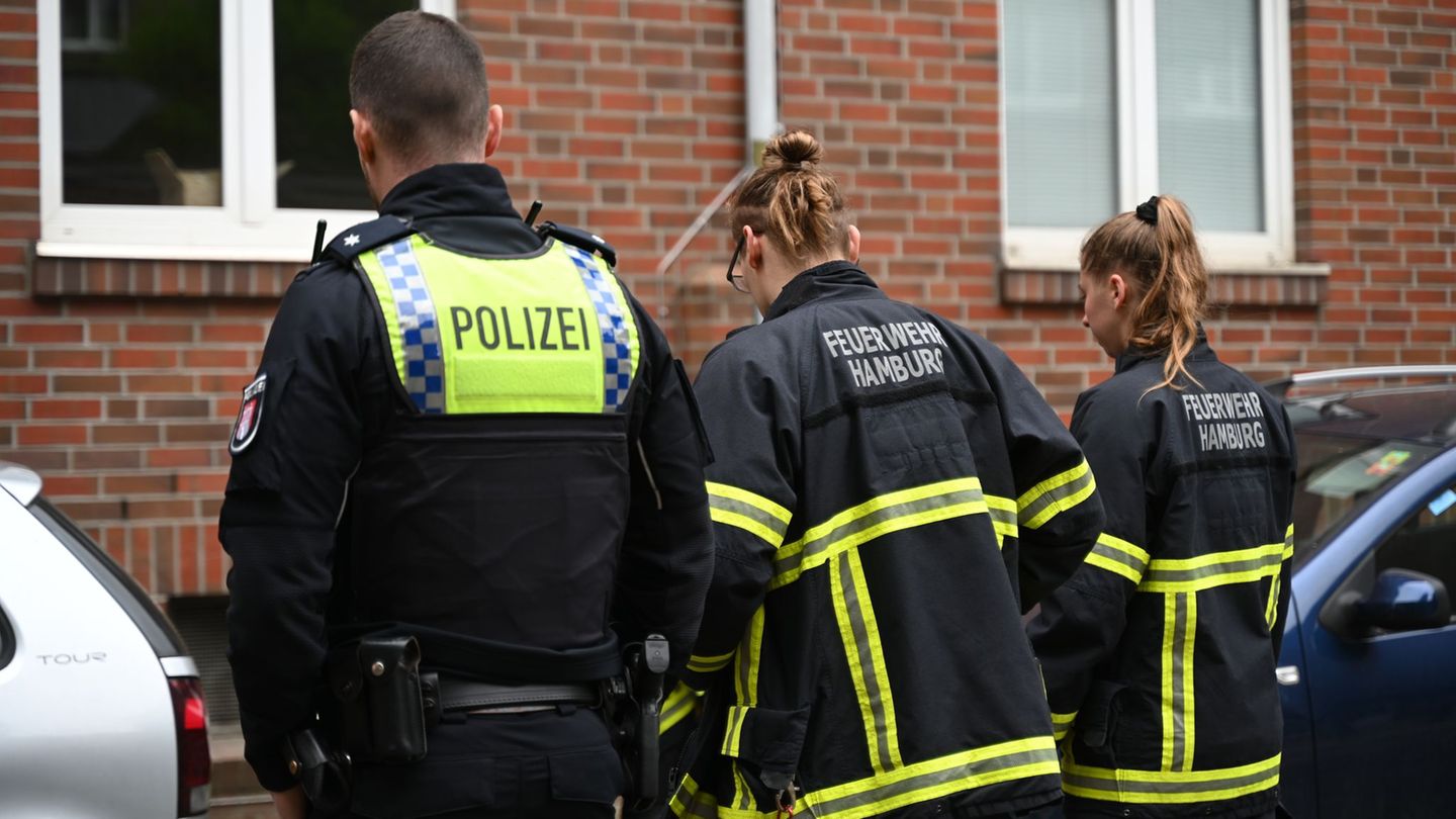 Ein Kleinkind ist in Hamburg-Dulsberg aus einem Fenster im zweiten Stock gefallen. Foto: Katrin Luxenburger/dpa