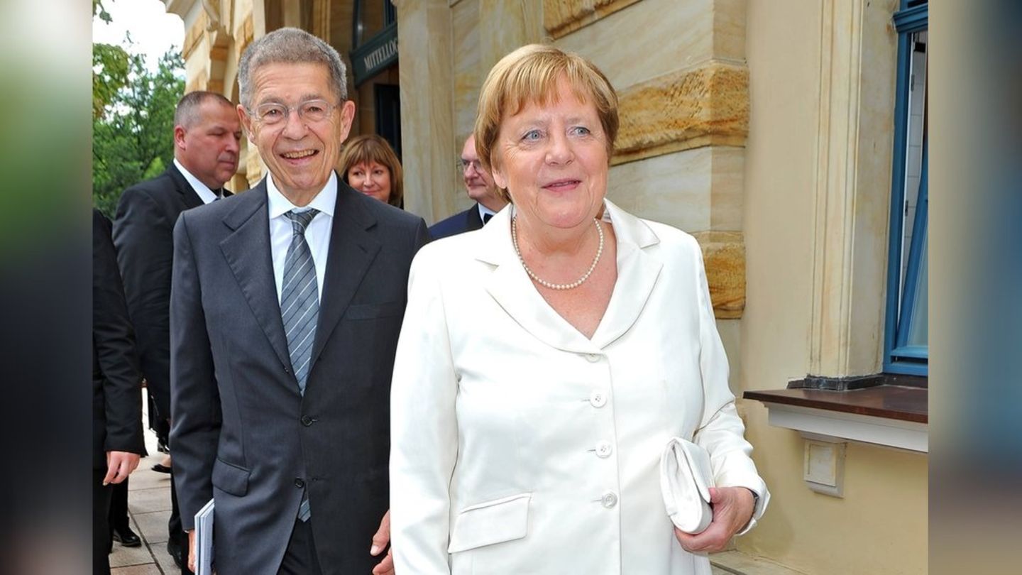 Angela Merkel und Joachim Sauer anlässlich der Eröffnung der Richard-Wagner-Festspiele im Juli 2025 in Bayreuth.