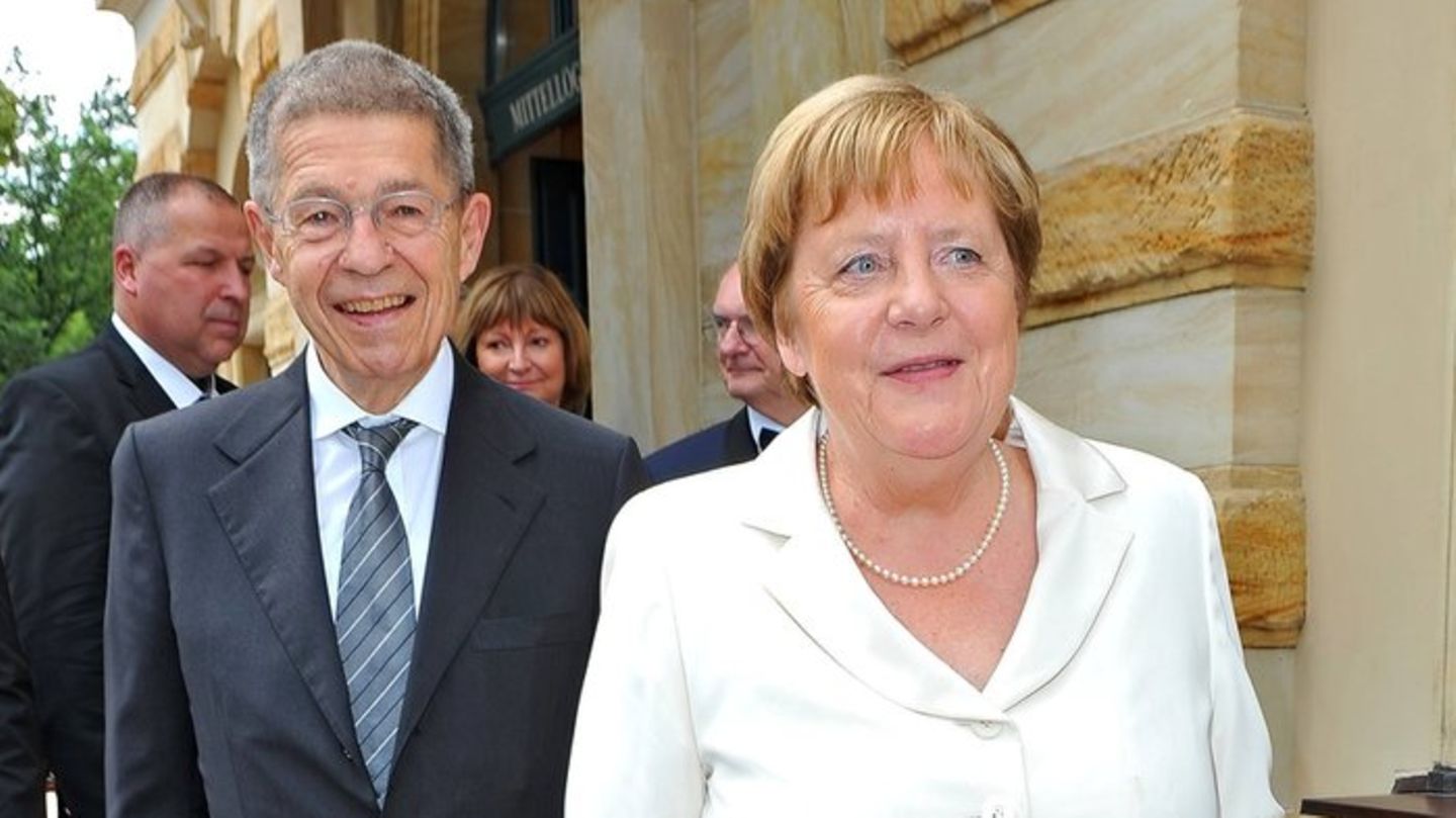 Angela Merkel und Joachim Sauer anlässlich der Eröffnung der Richard-Wagner-Festspiele im Juli 2025 in Bayreuth.