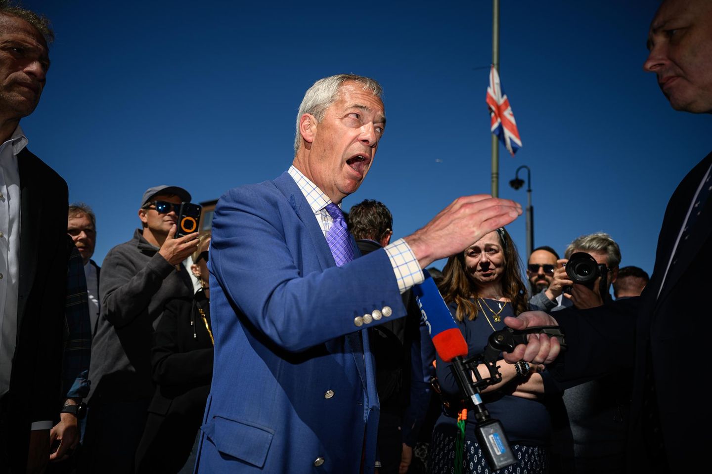 Nigel Farage Wahlkampf Großbritannien