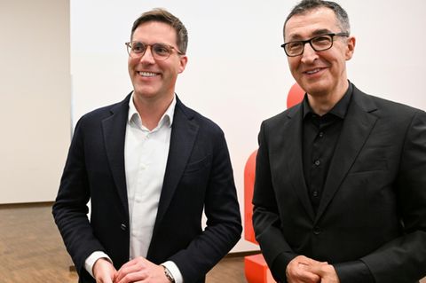 Cem Özdemir (rechts) und Manuel Hagel