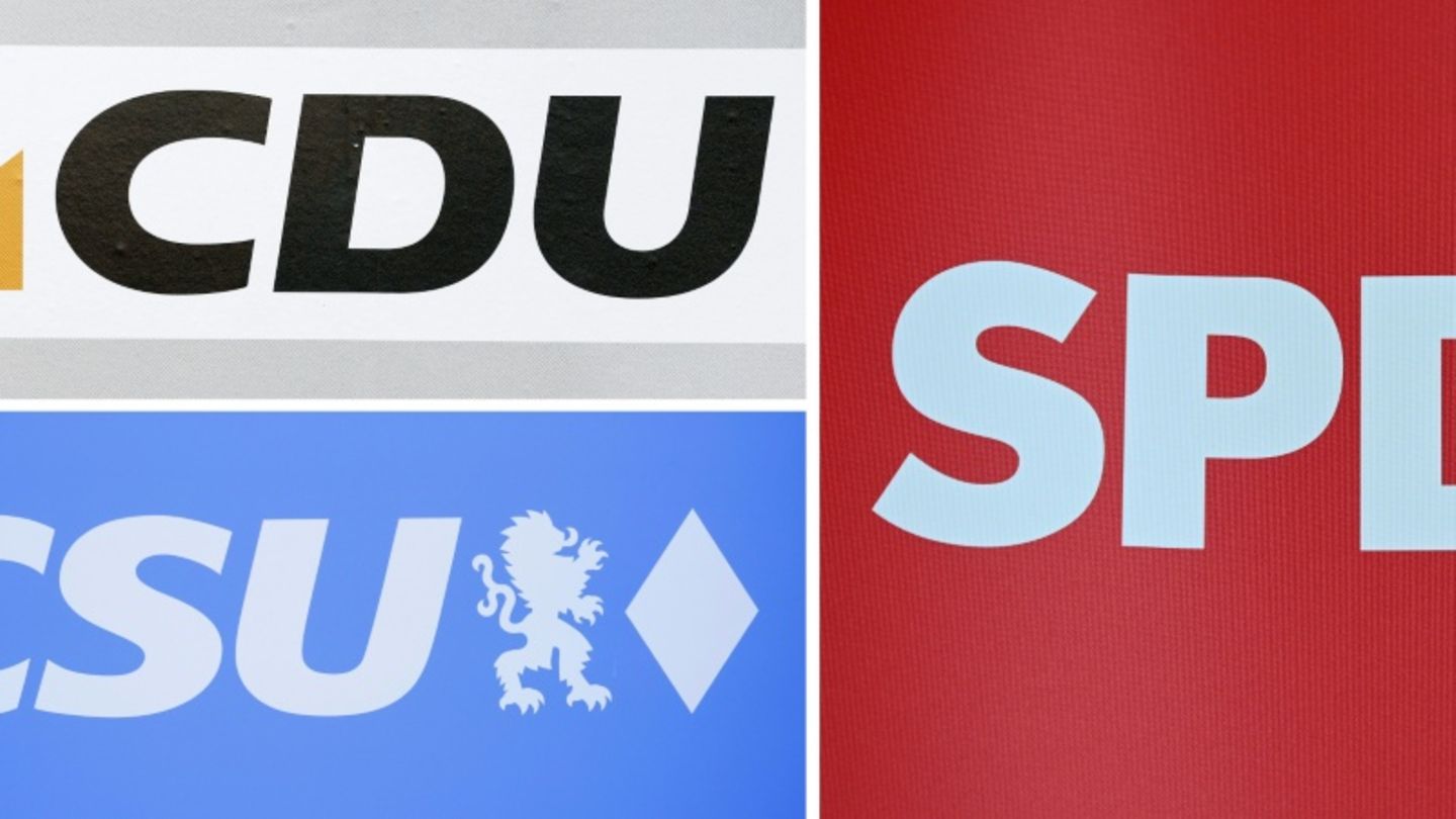 Logos der Koalitionsparteien