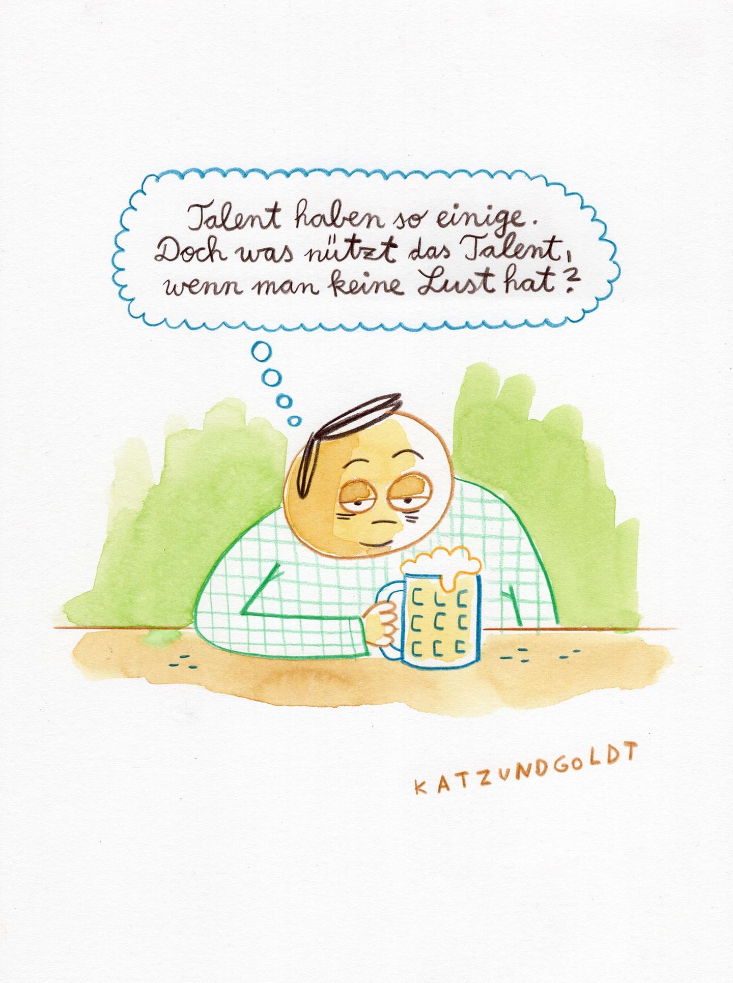 Humor: Wenn der Mähroboter an die Altersvorsorge denkt