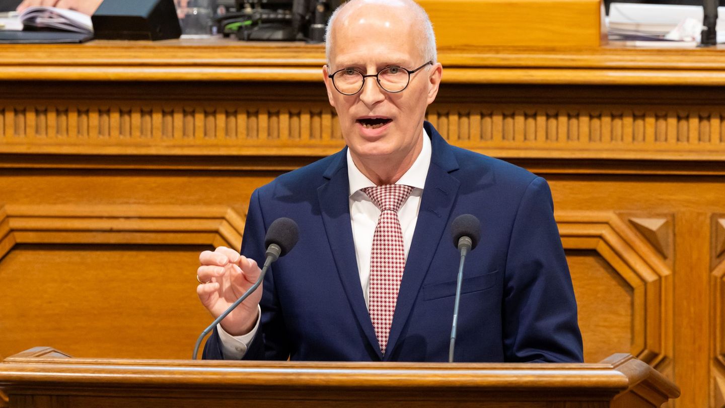 Hamburgs Bürgermeister Peter Tschentscher (SPD) hält das Hamburger Olympia-Konzept für das beste, "das in Deutschland bisher ent