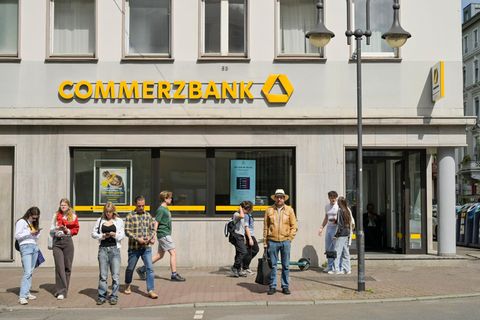 Commerzbank-Filiale in Frankfurt