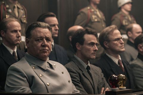 Oscargewinner Russell Crowe (links, "Gladiator") spielt in "Nürnberg" den ehemaligen Reichsmarschall Hermann Göring.