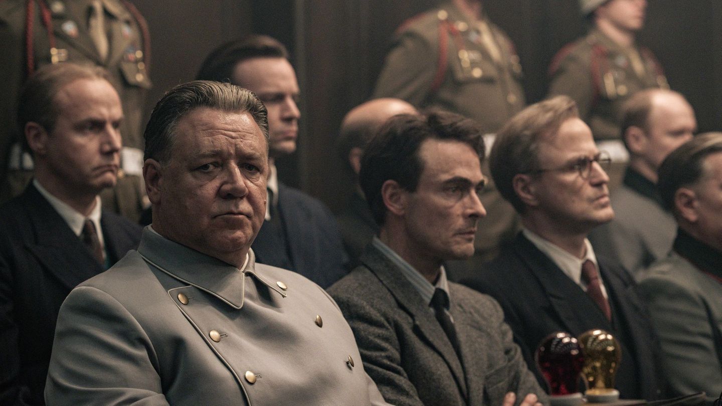 Oscargewinner Russell Crowe (links, "Gladiator") spielt in "Nürnberg" den ehemaligen Reichsmarschall Hermann Göring.