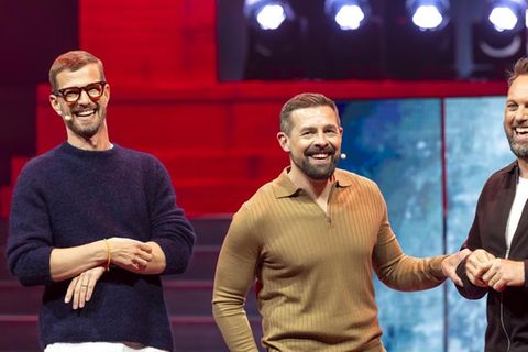 Joko Winterscheidt, Klaas Heufer-Umlauf und Steven Gätjen (v.l.n.r.) in "Joko & Klaas & Steven gegen ProSieben"