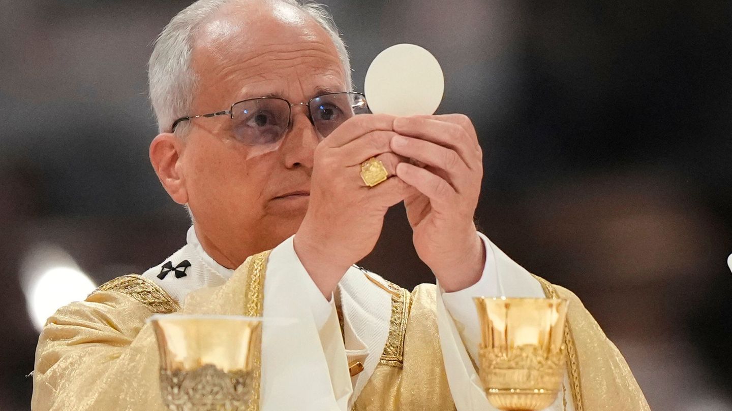 Papst Leo XIV. ist seit bald einem Jahr im Amt. Foto: Andrew Medichini/AP/dpa