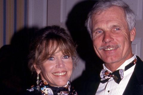Er war ihr dritter und bislang letzter Ehemann: Jane Fonda und Ted Turner - hier 1996 - waren bis 2001 verheiratet und hatten