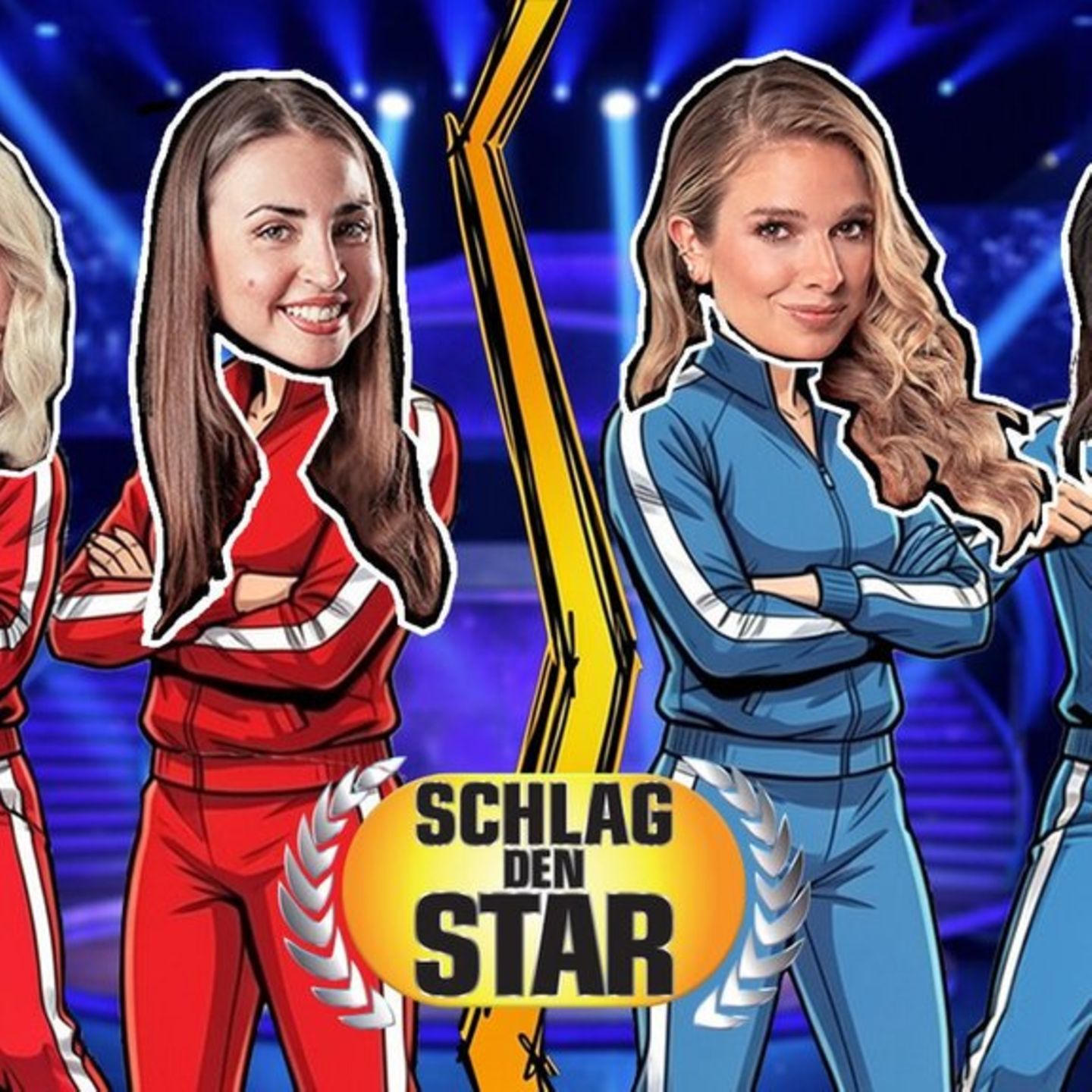 Isabell Edvadsson und Ekaterina Leonova (l.) steigen am Samstag gegen Lola Weippert und Vanessa Mai in den Ring.