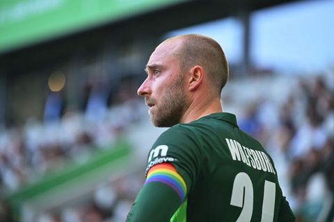 Wolfsburg-Star Christian Eriksen. Foto: Swen Pförtner/dpa