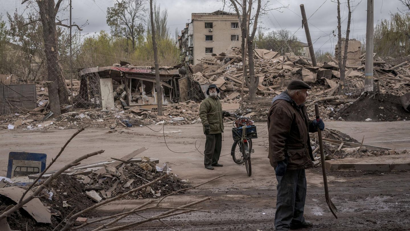 Ukraine: Zerstörung in Slowjansk