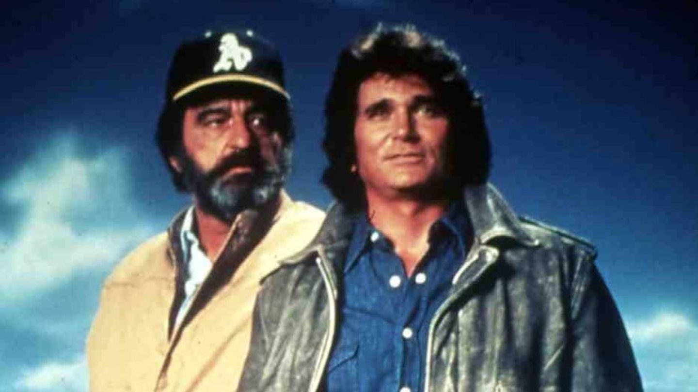 Victor French (l.) und Michael Landon spielten die Hauptrollen in "Ein Engel auf Erden"