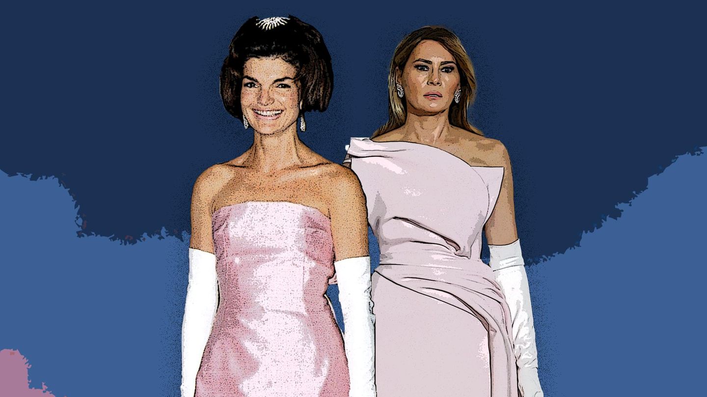 First Ladys: Wie Melania Trump den Stil von Jackie Kennedy kopiert