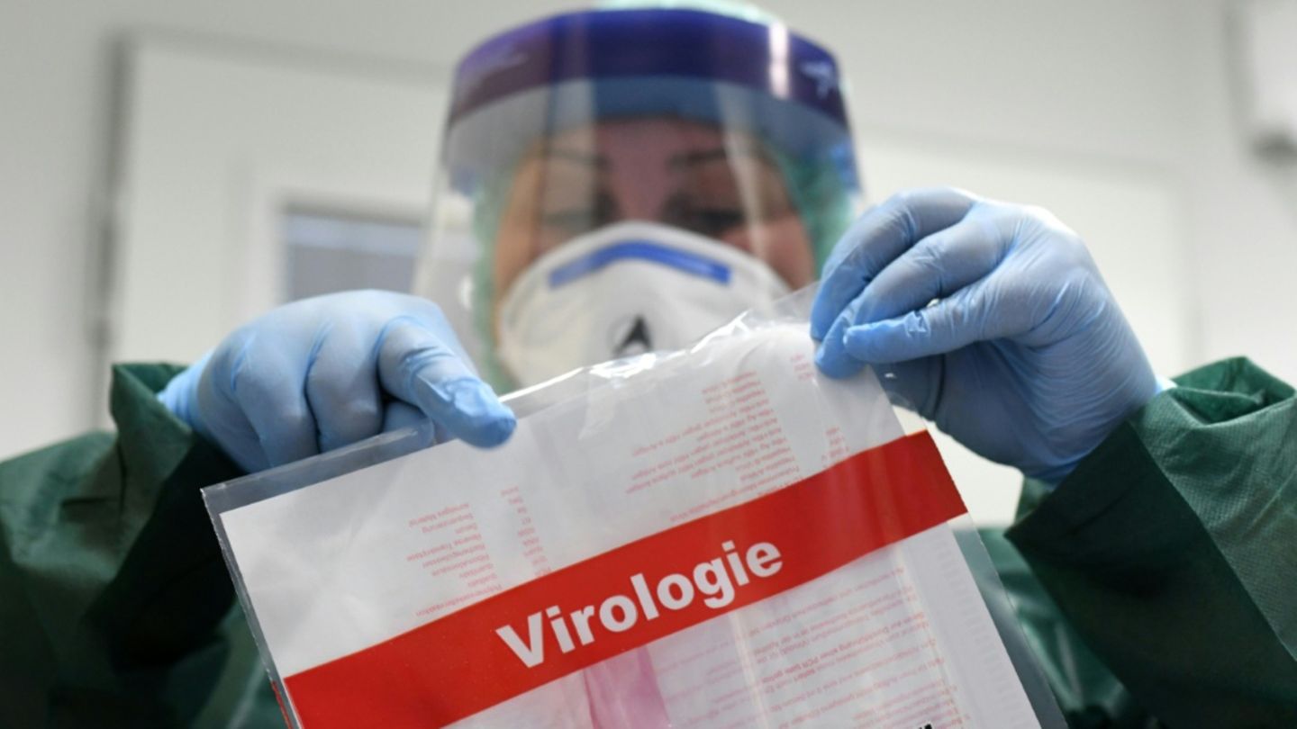 Viroologische Untersuchung in Krankenhaus