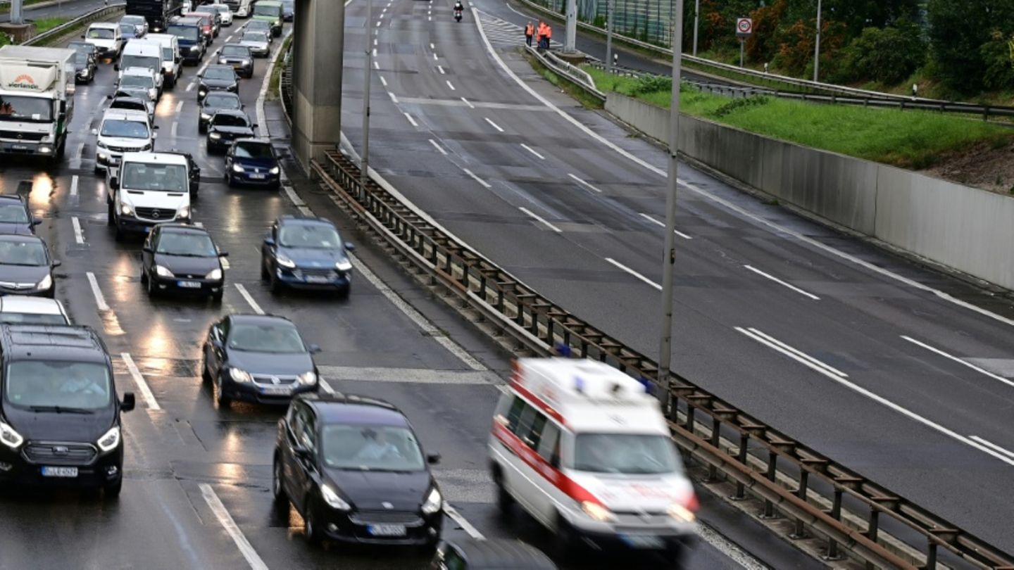 Autos auf der Berliner Stadtautobahn