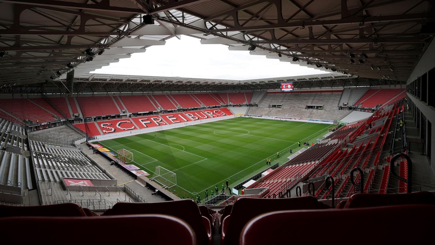 Blick ins Europa-Park-Stadion, wo der SC Freiburg am Donnerstagabend Sporting Braga empfängt