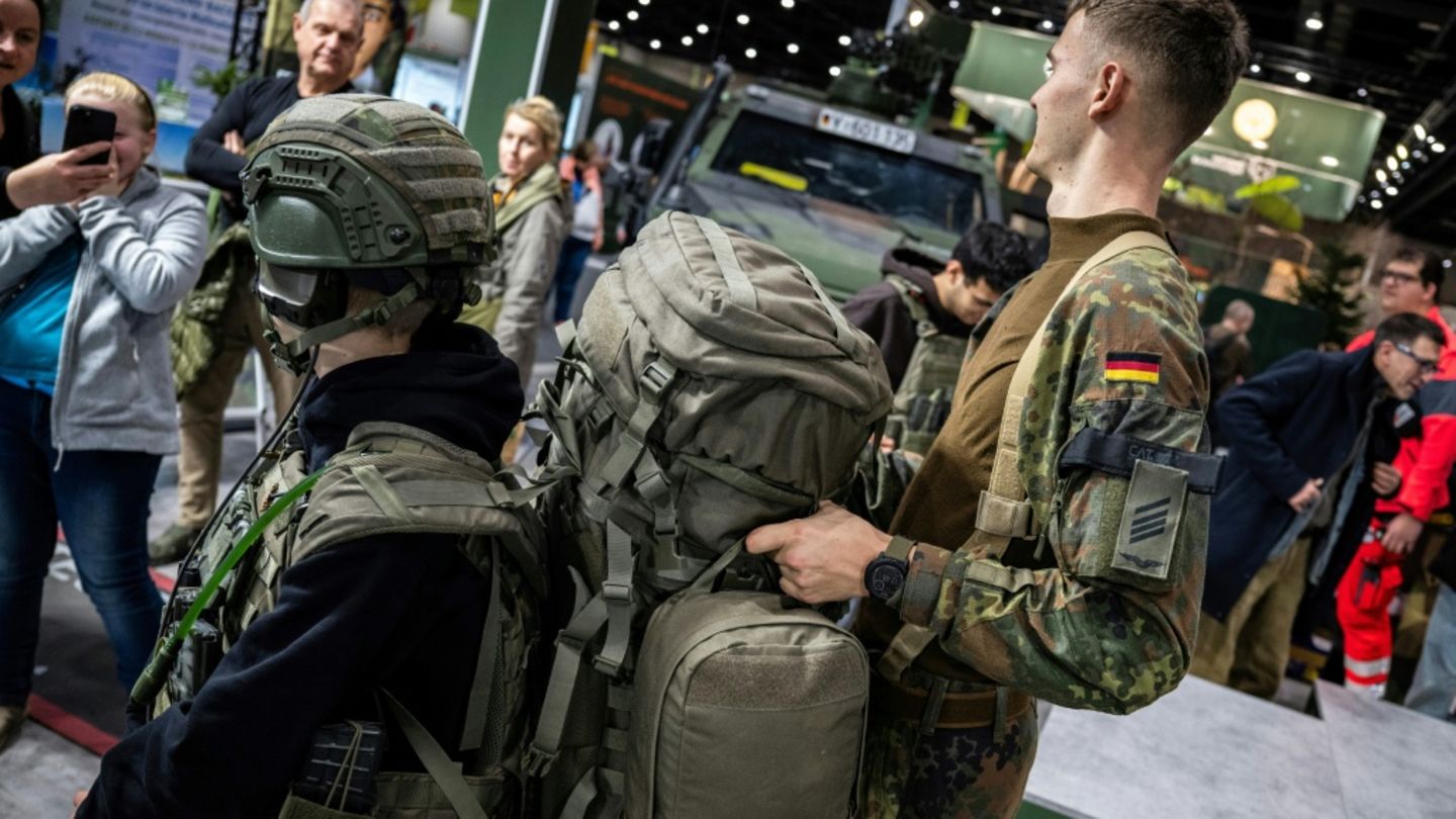 Bundeswehr-Stand auf der Grünen Woche