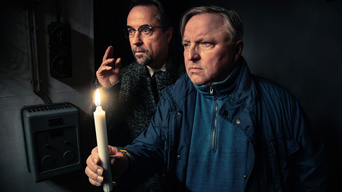 Der Tod eines Anwalts stellt Prof. Dr. Karl-Friedrich Boerne (Jan Josef Liefers, links) und Hauptkommissar Thiel (Axel Prahl) in ihrem 46. Fall vor ein Rätsel.