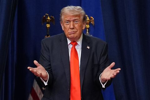 US-Präsident Trump hat Probleme bei der Durchsetzung seiner Zölle. (Archivfoto) Foto: Matt Rourke/AP/dpa