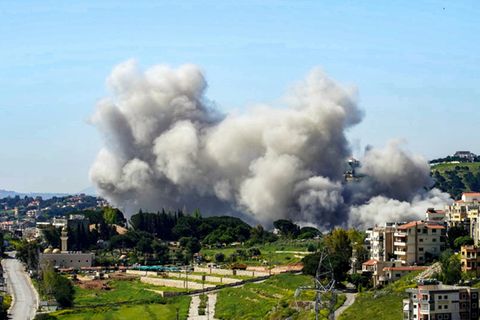 Israelischer Angriff in der Region Nabatijah