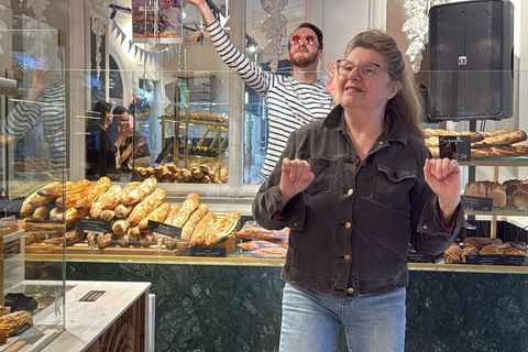 "DJ Baguette" tourt durch Frankreichs Bäckereien und will auch in Deutschland vorbeischauen. Foto: Rachel Sommer/dpa