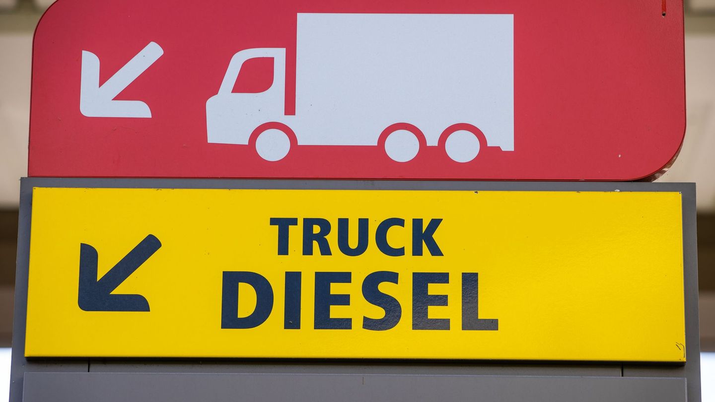Die Diebe zapften 500 Liter Diesel aus dem Lastwagen ab. (Symbolbild) Foto: Jens Büttner/dpa-Zentralbild/dpa