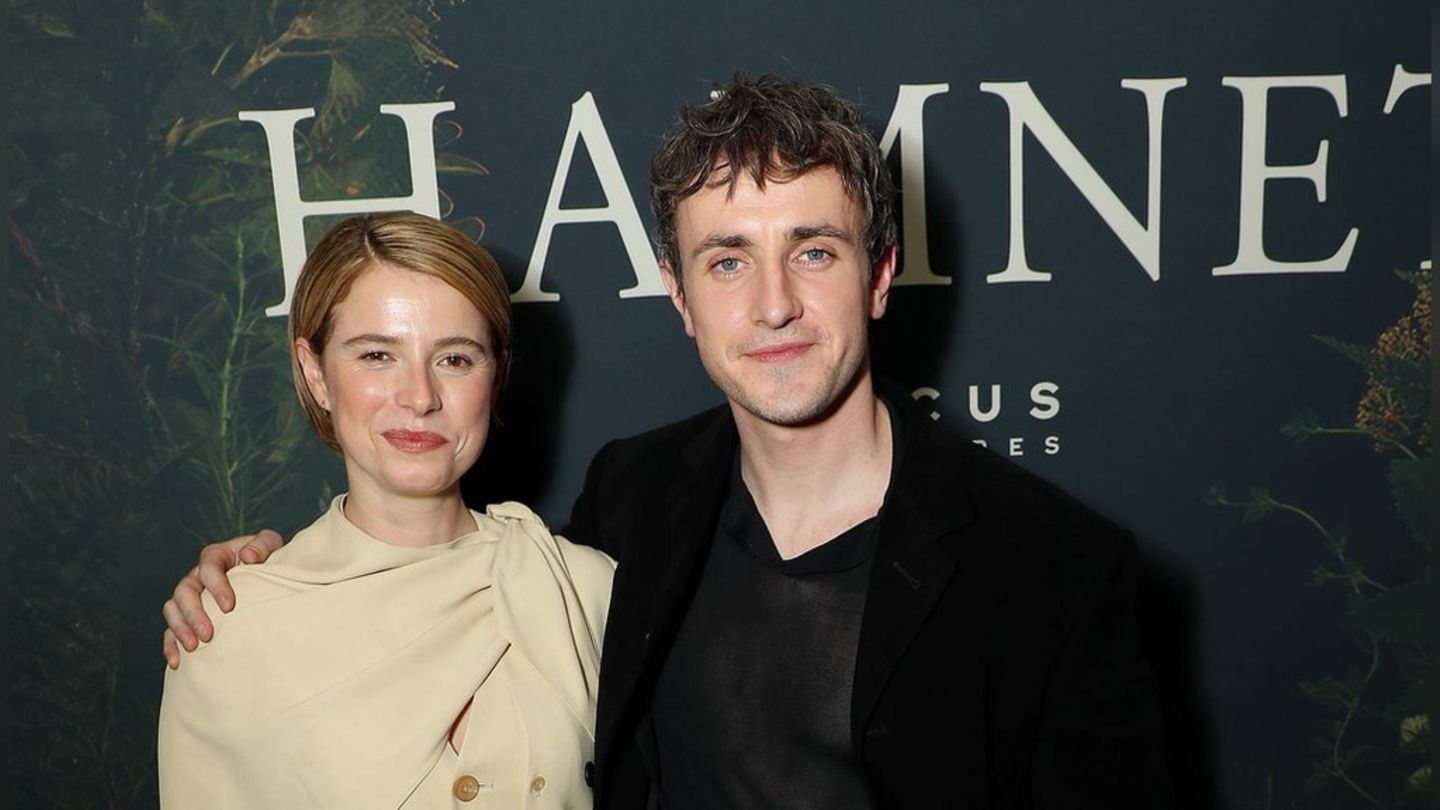 Jessie Buckley und Paul Mescal bei der „Hamnet“-Premiere