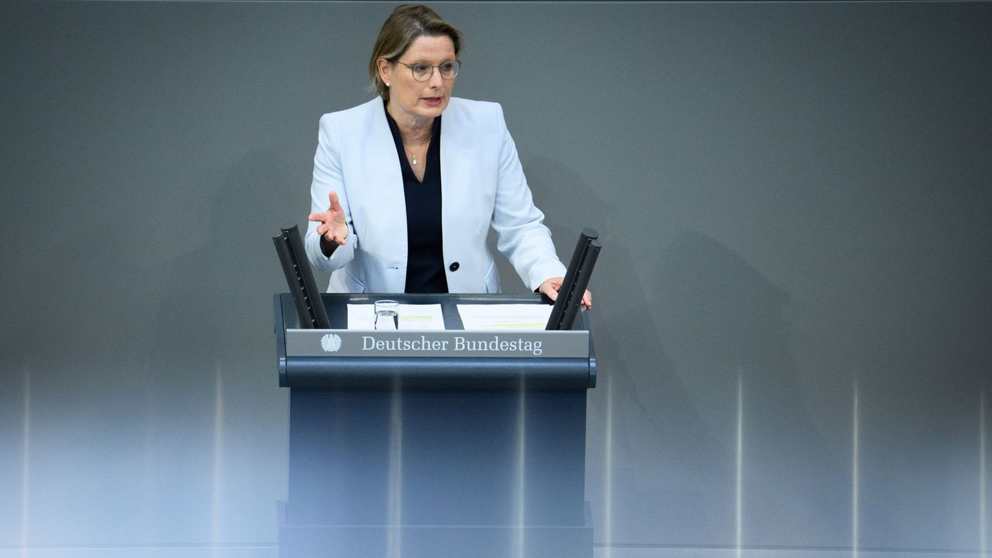 Justizministerin Hubig äußert sich zum beschlossenen Gewaltschutzgesetz. Foto: Bernd von Jutrczenka/dpa