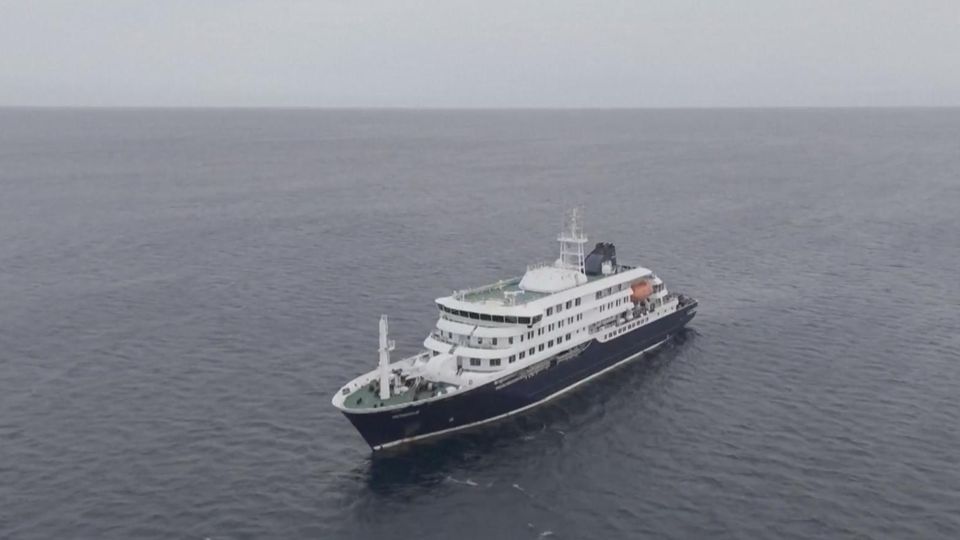 Das Kreuzfahrtschiff Hondius
