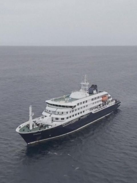 Das Kreuzfahrtschiff Hondius