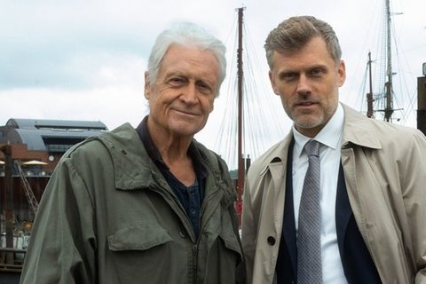 Die Dreharbeiten laufen noch: Robert und Jens Atzorn spielen zusammen in "Auf der Spur".