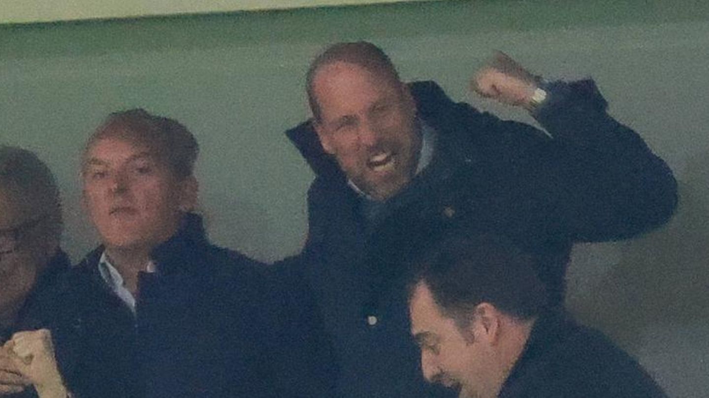 Prinz William im Stadion