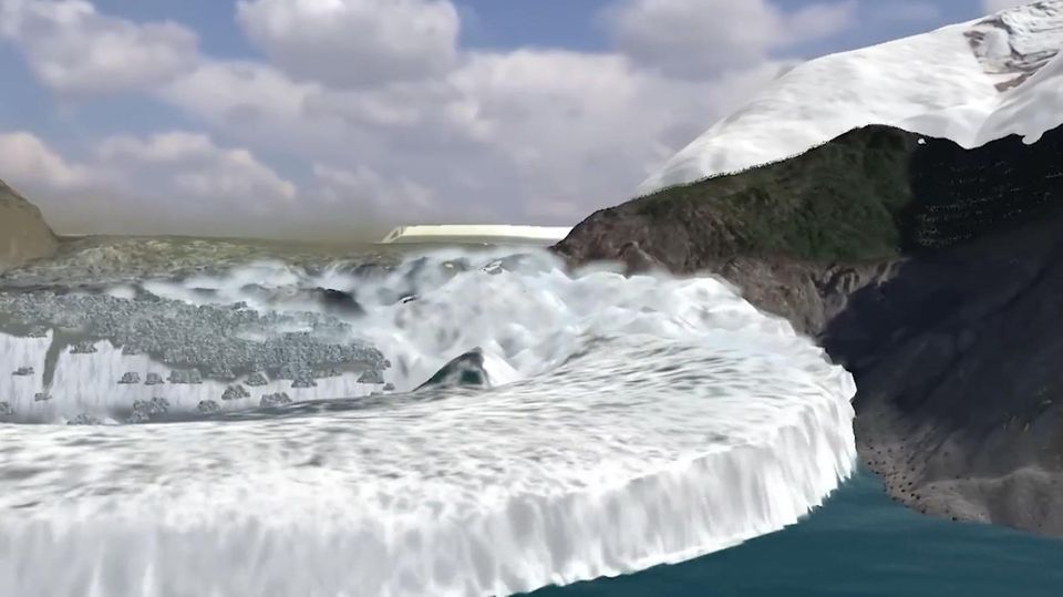 XXL-Tsunami in Fjord