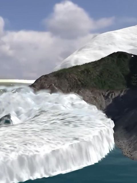 XXL-Tsunami in Fjord