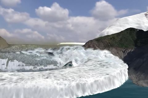 XXL-Tsunami in Fjord