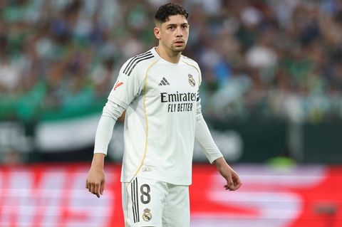 Real Madrids Federico Valverde