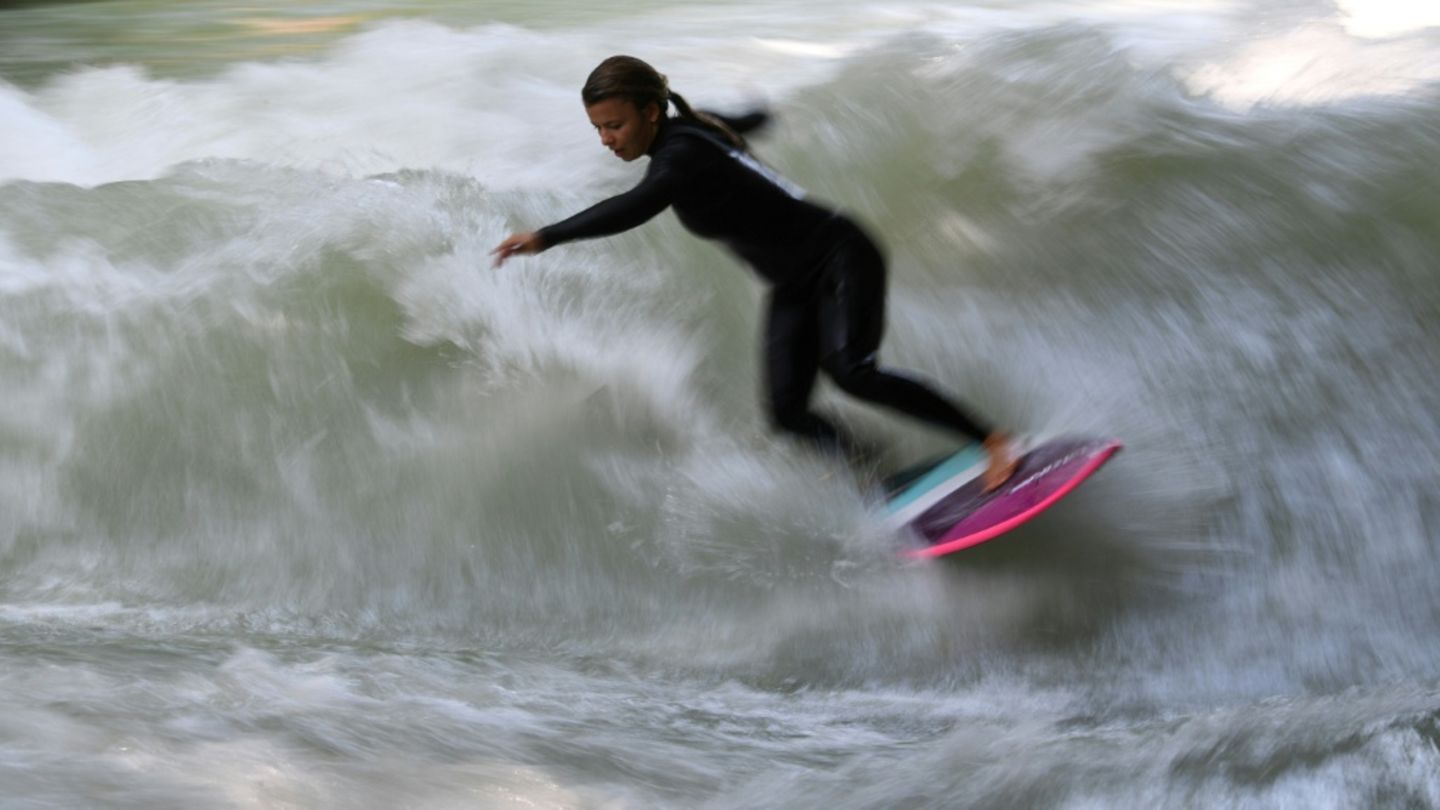 Suferin auf dem Eisbach im Jahr 2019
