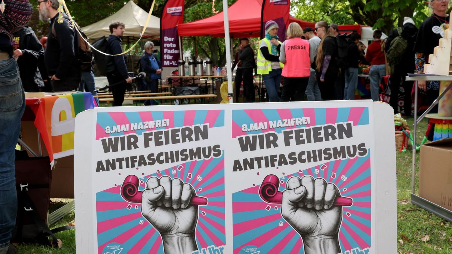 Proteste: Demmin: Erneut reger Zulauf zu Demo gegen rechten Aufmarsch