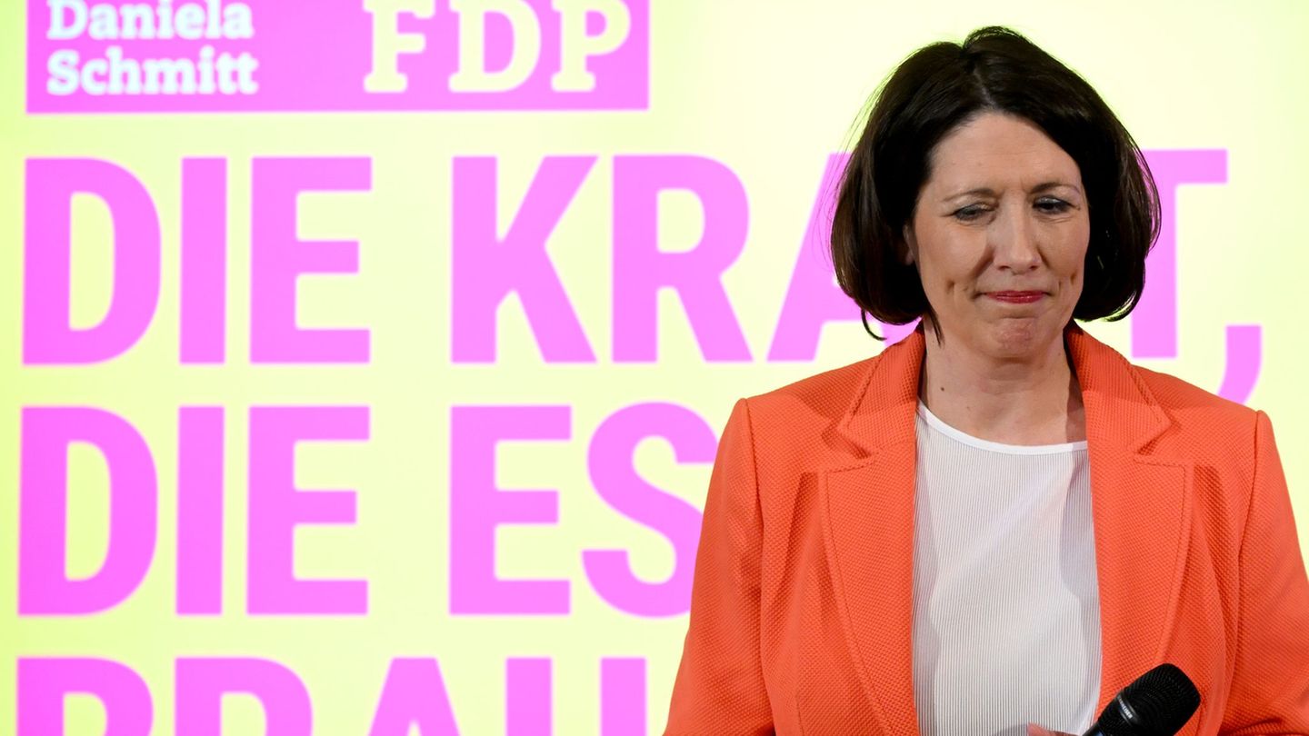 Die bisherige Landesvorsitzende Daniela Schmitt hatte nach der Landtagswahl angekündigt, nicht erneut zu kandidieren. (Archivbil