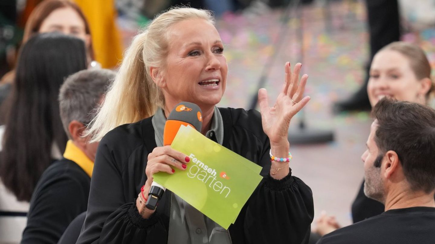 Andrea Kiewel und der "ZDF-Fernsehgarten" gehören seit vielen Jahren zusammen.
