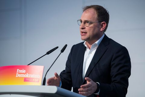 Spitzenkandidat und Parteichef Christoph Meyer will die Berliner FDP zurück in das Abgeordnetenhaus bringen. (Archivbild) Foto: