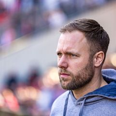 Trainer Daniel Brinkmann von Hansa Rostock. (Archivbild) Foto: Frank Hammerschmidt/dpa